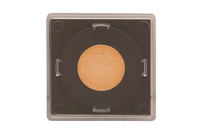 Lot 94 - A JERSEY GOLD PROOF 2012 DIAMOND JUBILEE SOVEREIGN