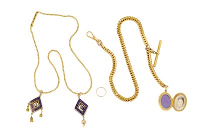 Lot 55 - A GROUP LOT OF JEWELLERY