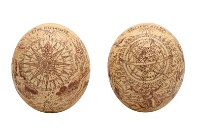 Lot 424 - OSTRICH EGGS