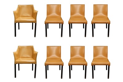 Lot 423 - A SET OF EIGHT JASPER MORRISON FOR CAPPELINI CHAIRS