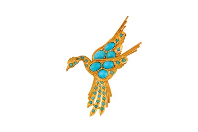 Lot 5 - A BIRD BROOCH