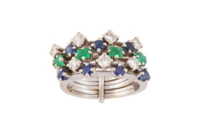 Lot 180 - Wald | A five row ring