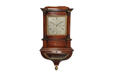 Lot 215 - AN UNUSUAL REGENCY PERIOD SCOTTISH BRACKET CLOCK