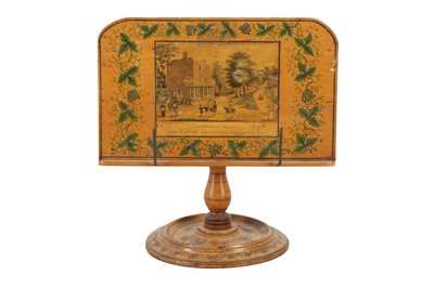 Lot 123 - A VICTORIAN TUNBRIDGEWARE BOOKSTAND
