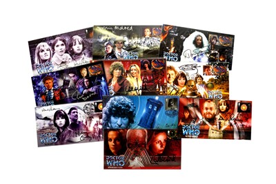 Lot 334 - Autograph Collection.- Dr Who Interest
