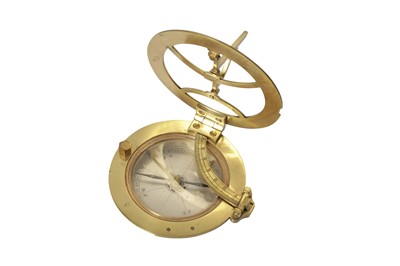 Lot 135 - A SILBERRAD BRASS AUGSBURG DIAL