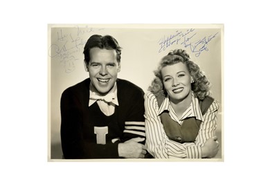 Lot 354 - Autograph Collection.- Vintage Film & Entertainment, 1930s-1980s