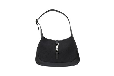 Lot 625 - Gucci Black Monogram Small Jackie Bag