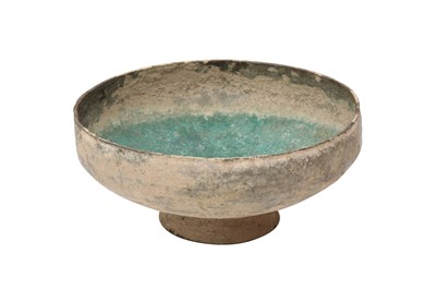 Lot 13 - A CHINESE BRONZE PEDESTAL BOWL