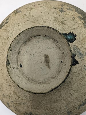 Lot 13 - A CHINESE BRONZE PEDESTAL BOWL
