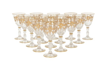 Lot 462 - GRIFFE FOR VETRERIE OF EMPOLI ITALIAN WINE GLASSES