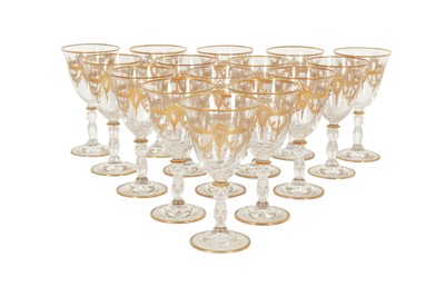 Lot 463 - GRIFFE FOR VETRERIE OF EMPOLI ITALIAN WINE GLASSES