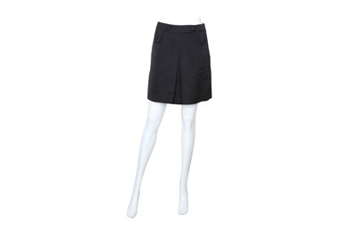 Lot 186 - Gucci Black Logo A Line Skirt - Size 40