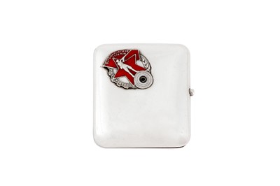Lot 367 - A RUSSIAN SILVER CIGARETTE CASE