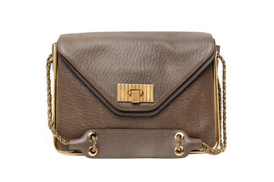 Lot 226 - Chloe Taupe Sally Medium Flap Bag