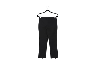 Lot 4 - Alexander McQueen Black Cropped Trouser - Size 40