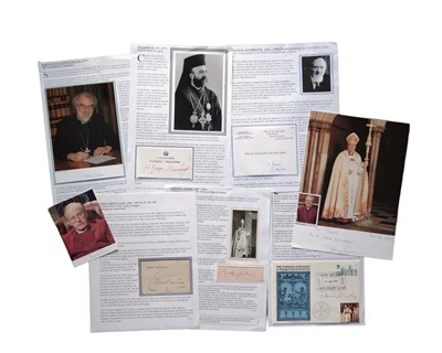 Lot 348 - Autograph Collection.- Religion