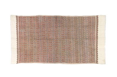 Lot 511 - AN EMBROIDERED PASHMINA SHAWL