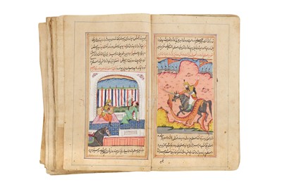 Lot 434 - AN ILLUSTRATED TARIKH-I DELGOSHAY-I SHAMSHIR KHANI