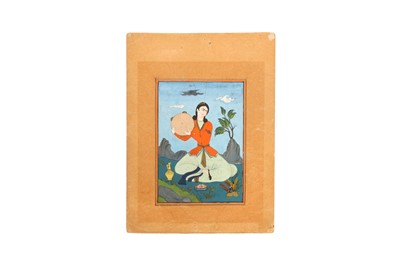 Lot 206 - A PORTRAIT OF A FEMALE DRUMMER
