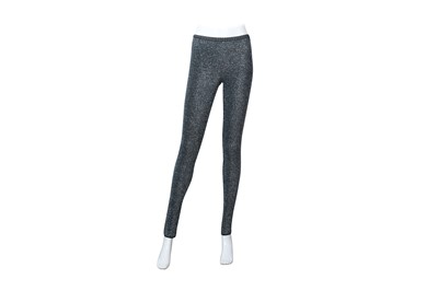 Lot 160 - Chanel Metallic Blue Legging - Size 34