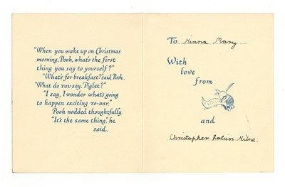 Lot 315 - Autograph Album.- Incl. Christopher Robin Milne