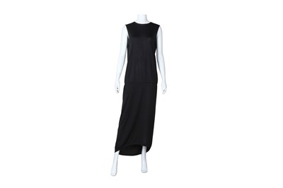 Lot 501 - Brunello Cucinelli Black Cashmere Maxi Dress - Size XL