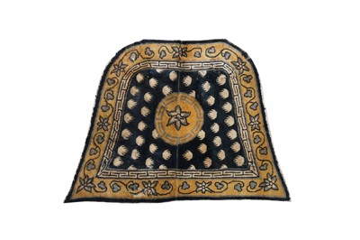 Lot 163 - A CHINESE BAOTOU-SUIYAN SADDLE RUG