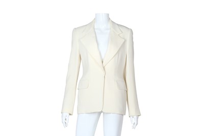 Lot 294 - Tom Ford Cream Silk Blazer - Size 42