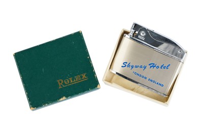 Lot 204 - Rolex 'Skyway Hotel' Advertisement Lighter, circa. 1950s