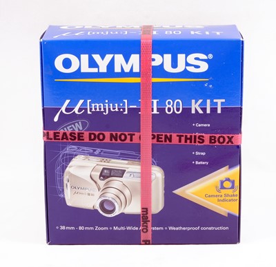 Lot 107 - An Unopened Olympus MJU III 80 Camera Kit.