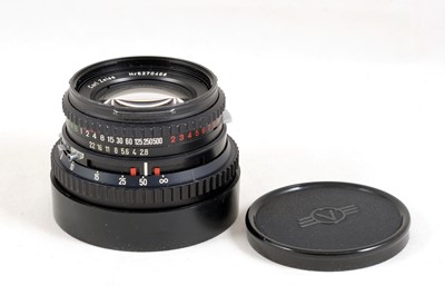 Lot 212 - A Black Carl Zeiss 80mm f2.8 T* Planar Lens for Hasselblad.