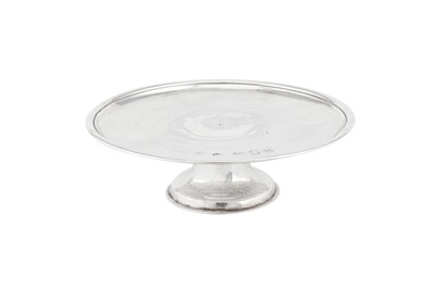 Lot 451 - A rare George II provincial small footed waiter or tazza, Exeter 1731 by Joseph Collier of Plymouth