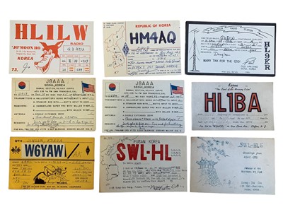 Lot 295 - SOUTH KOREAN INTEREST, RADIO QSL / ‘HAM’ CARDS