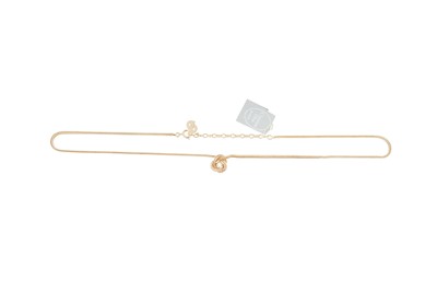 Lot 353 - Christian Dior Box Chain Knot Necklace