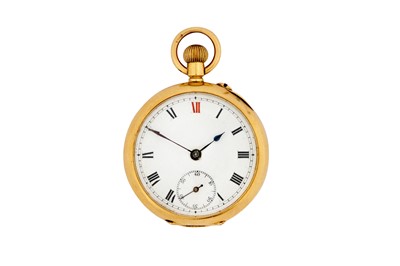 Lot 212 - OPEN-FACE POCKET WATCH.