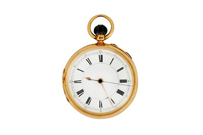 Lot 209 - OPEN-FACE POCKET WATCH.