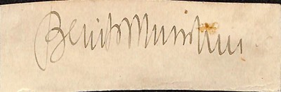 Lot 378 - POLITICAL INTEREST - BENITO MUSSOLINI AUTOGRAPH AND RELATED EPHEMERA