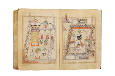Lot 405 - AN OTTOMAN MANUSCRIPT OF AL JAZULI’S DALA'IL AL-KHAYRAT
