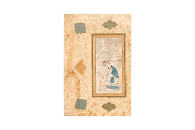 Lot 197 - A YOUTH HOLDING A POMEGRANATE