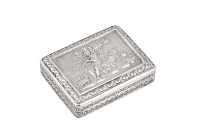Lot 16 - A large George III sterling silver vinaigrette, Birmingham 1814 by Joseph Wilmore