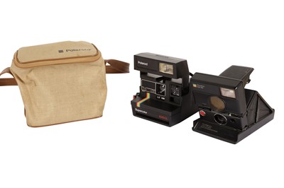 Lot 46 - Pair of Polaroid Instant Print Cameras