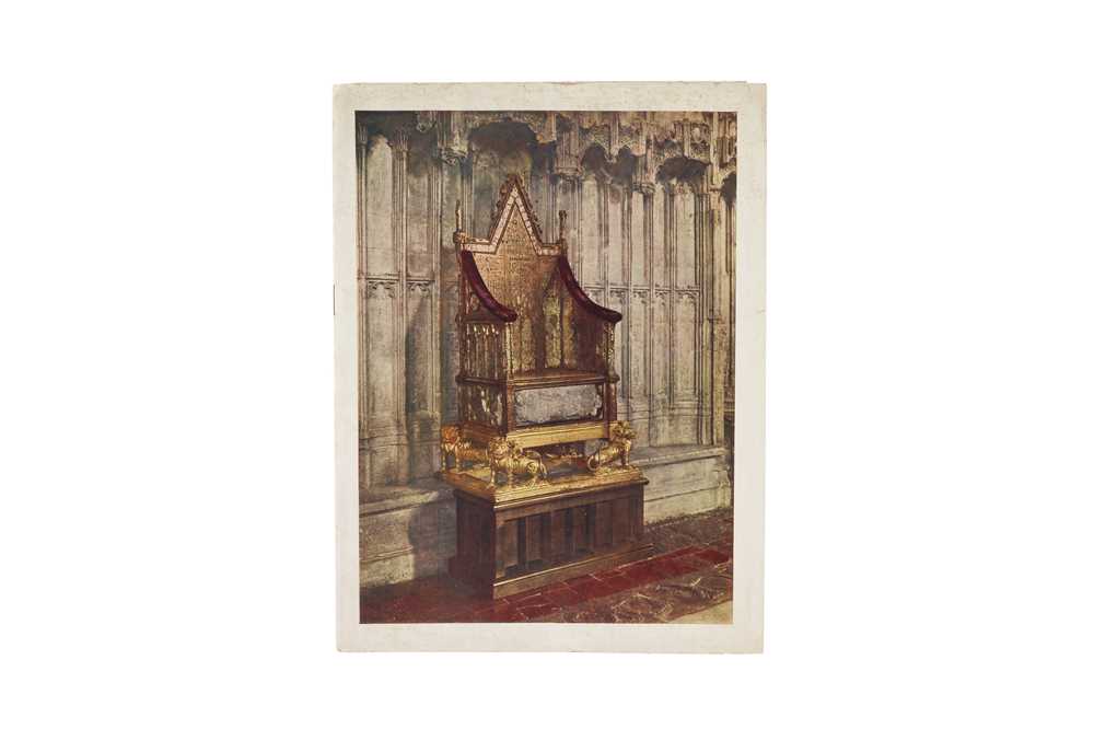 Lot 45 - SOUVENIR PROGRAMME OF THE CORONATION OF KING GEORGE VI AND QUEEN ELIZABETH, 11 MAY 1937