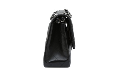 Lot 599 - Chanel Black Jumbo Double Flap Bag