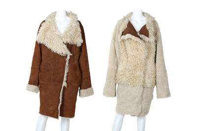 Lot 287 - Fendi Tan Reversible Shearling Coat