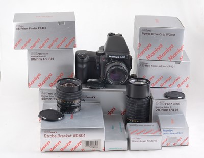 Lot 205 - An Extensive Mamiya 645 Pro TL Medium Format Outfit.