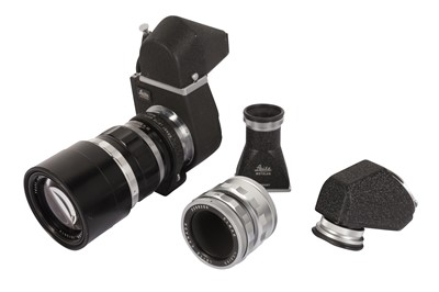 Lot 309 - A Group Of Leitz Visoflex Parts & Accessories.