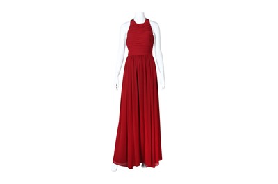 Lot 24 - Alice + Olivia Cherry Drape Maxi Dress - Size US 2