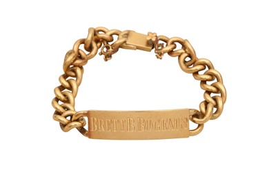 Lot 24 - 14K GOLD ID CHAIN BRACELET
