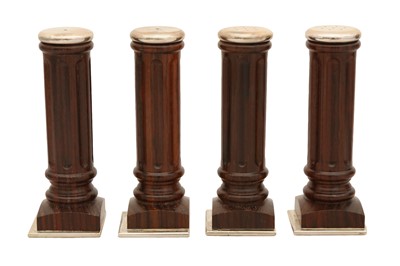 Lot 80 - A BOXED SET OF DAVID LINLEY SALT AND PEPPERS